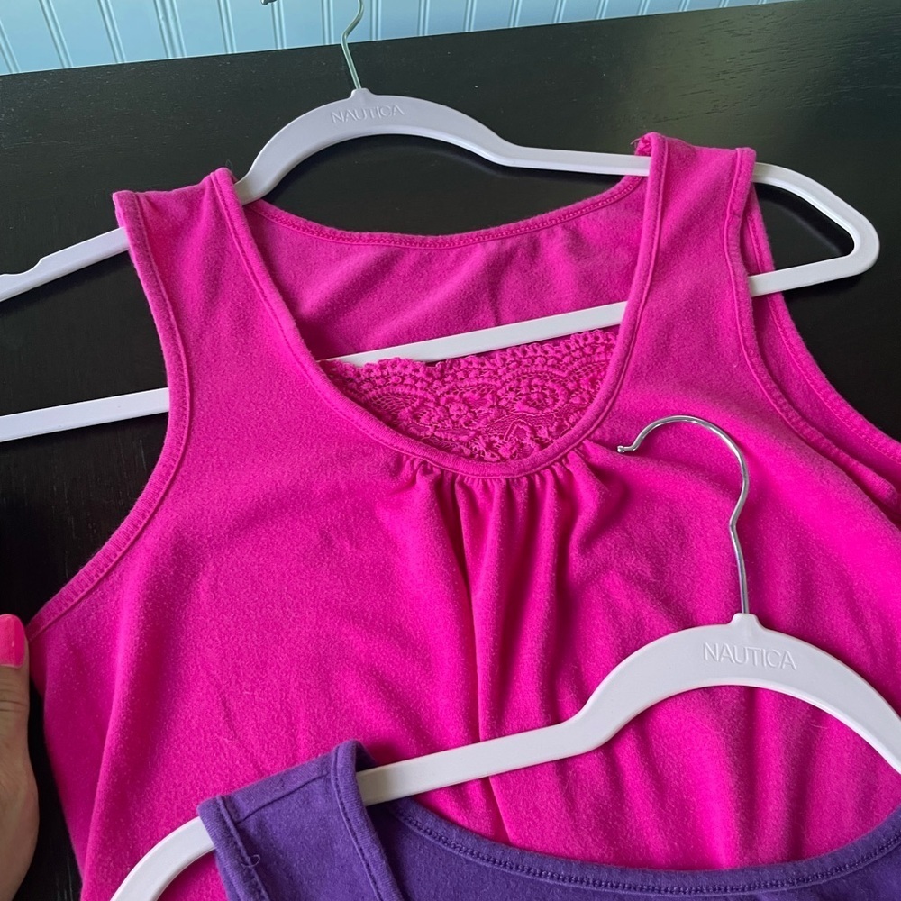 Avon’s Signature Collection Vibrant Sleeveless Tank Tops - Fuchsia & Plum in S/P - Picture 5 of 9
